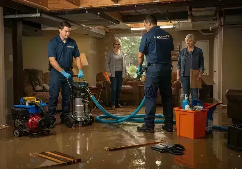 Basement Water Extraction and Removal Techniques process in Glenville, WV